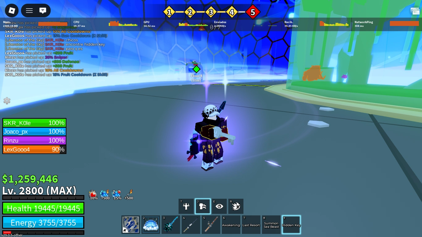 Hidden Key in the , likely obtained from  or , which spawn at certain levels of the .