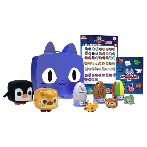 Merch - Blue Iridescent Cat Collector Bundle