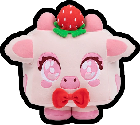 Merch - Strawberry Cow Plush