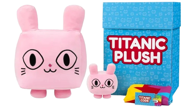 Merch - Titanic Pink Balloon Cat