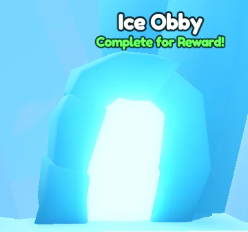 PS99 Minigame Ice Obby - Entrance